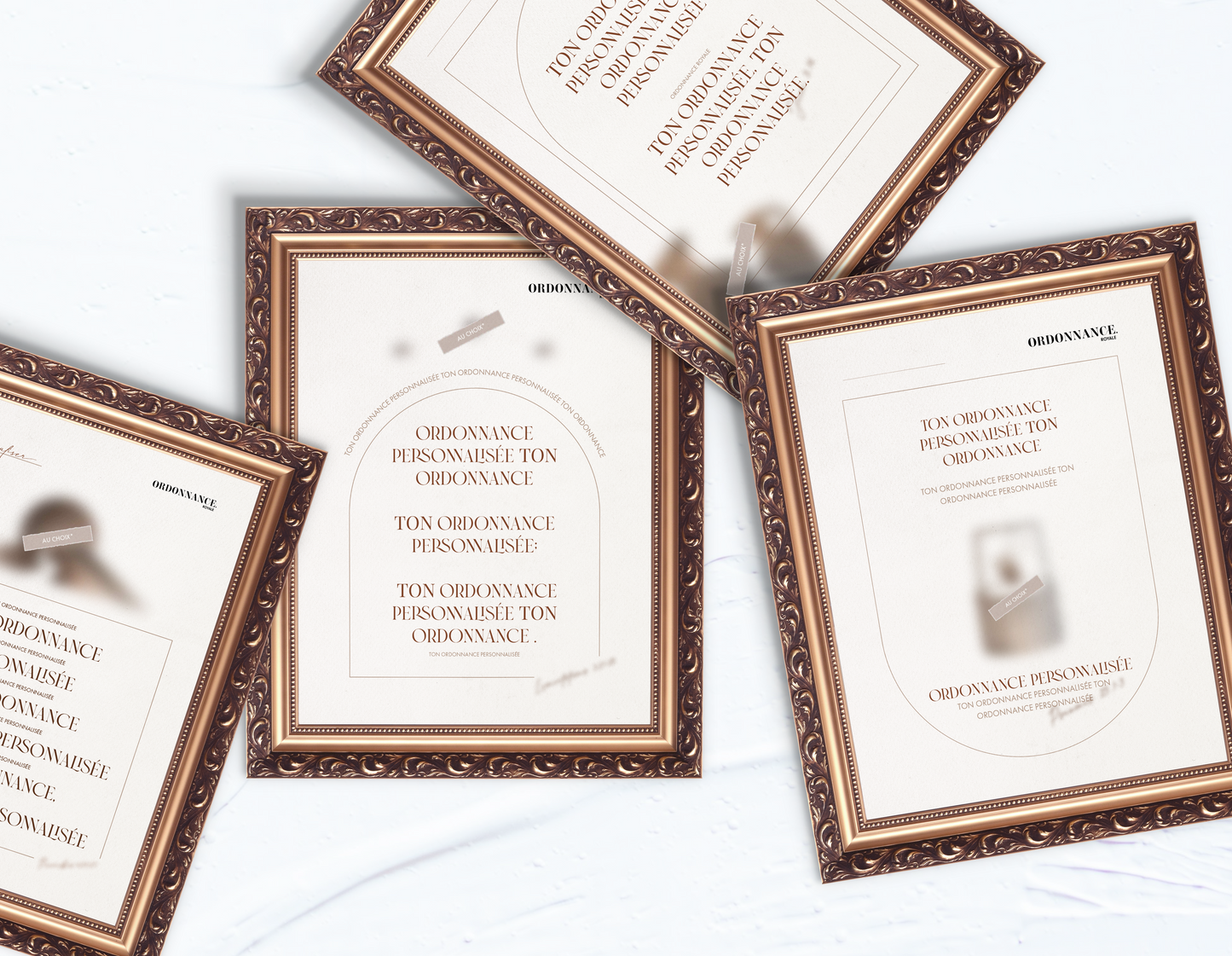 Ordonnance personnalisée sur mesure