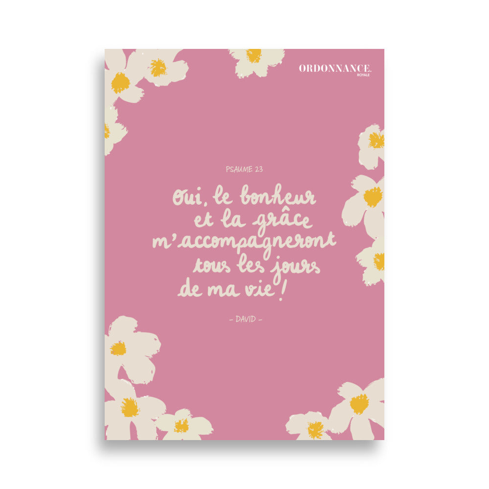 Le bonheur et la grâce - Psaume 23