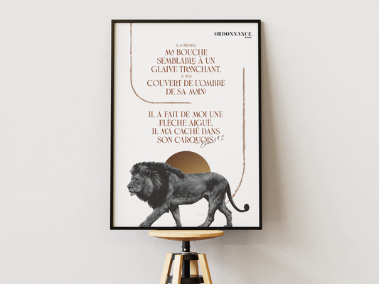 Une flèche aiguë, caché dans son carquois