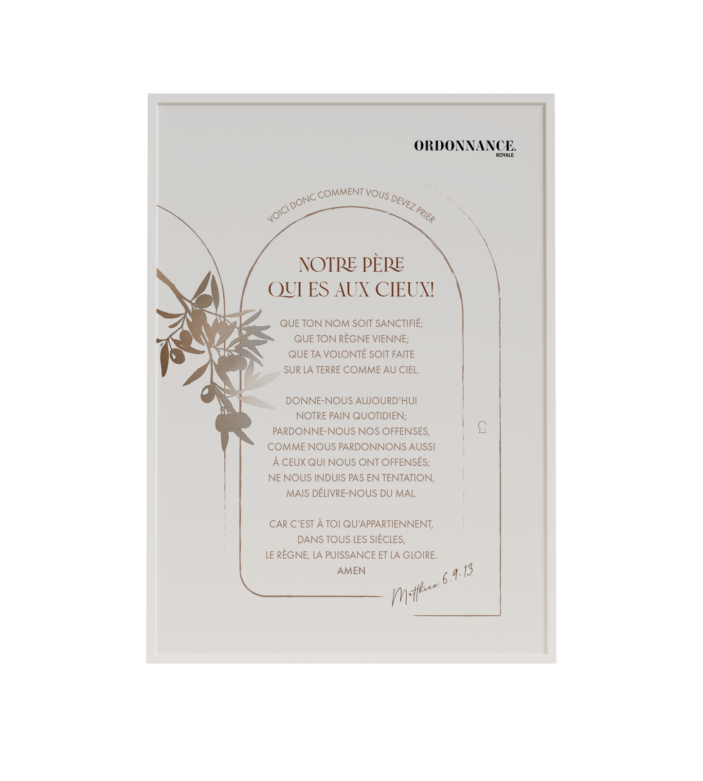 Notre Père qui es aux Cieux