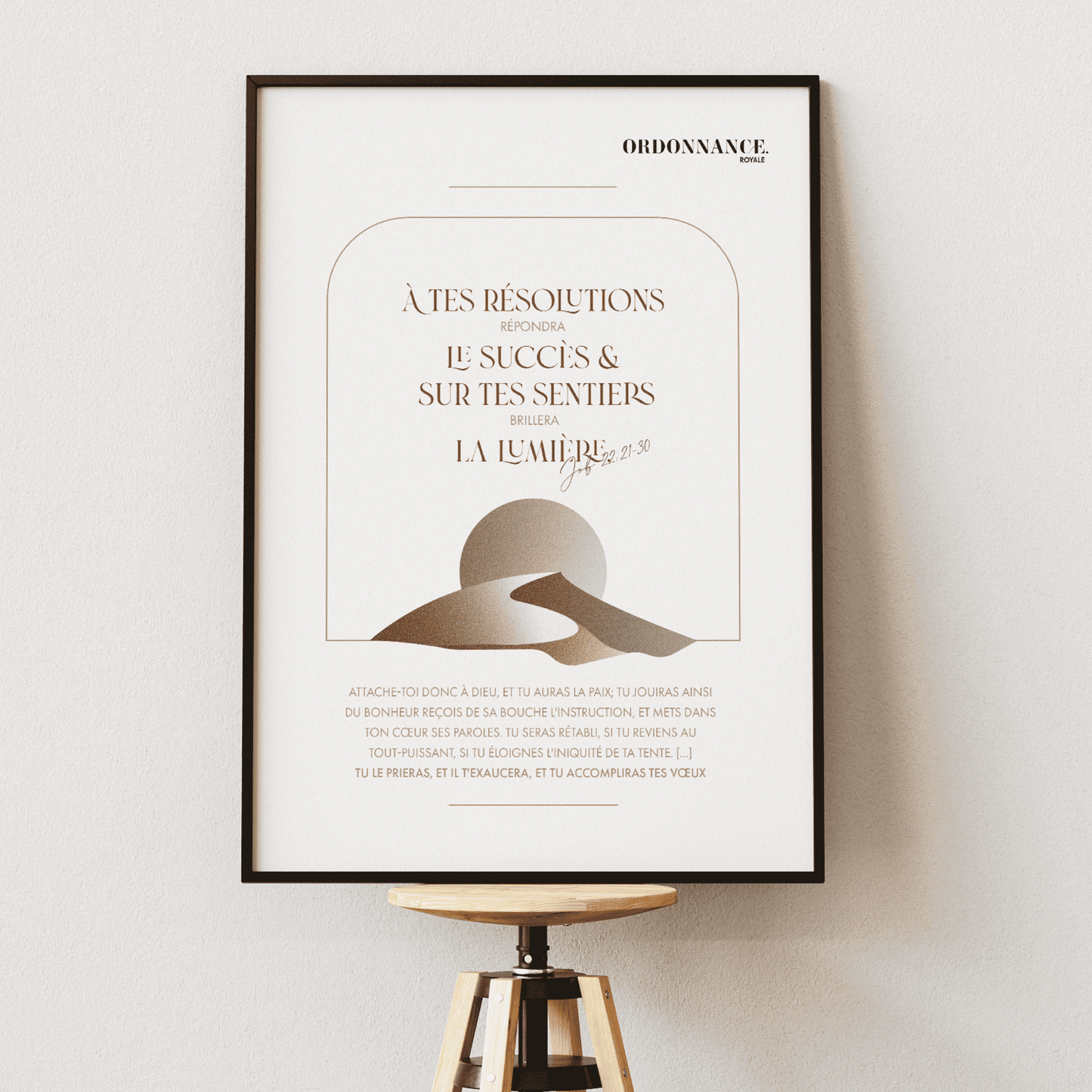 À tes résolutions répondra le succès  - Job 22:21-30