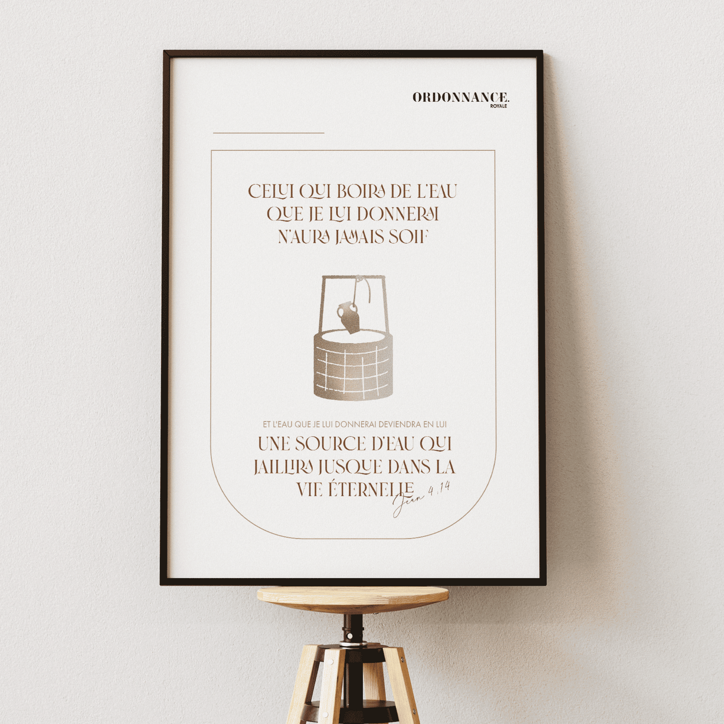 Celui qui boira de l'eau que je lui donnerai n'aura jamais soif - Jean 4: 14